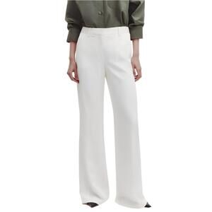 NEW TWP howard coated viscose linen pants in bone